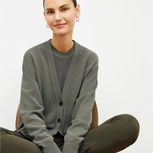 M.M Lafleur The Cookie Cardigan - Sleek Cotton Medium